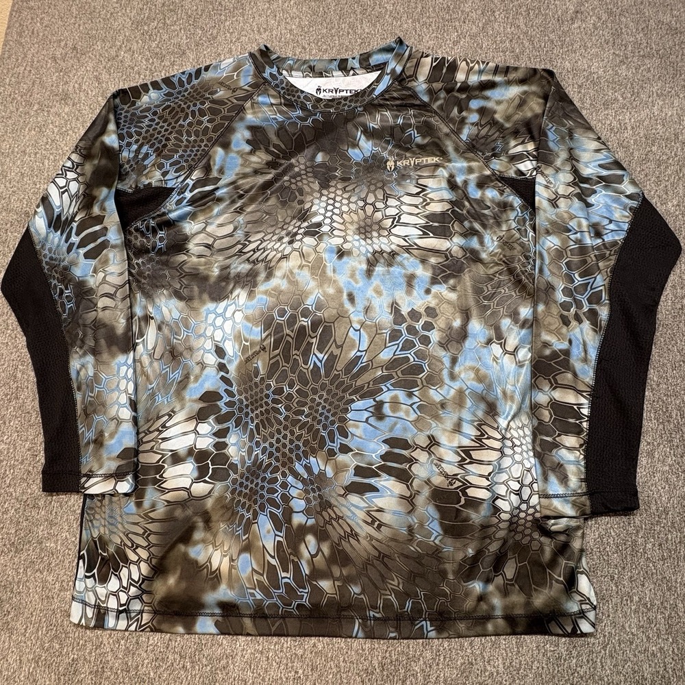 Kryptek Hyperion Shirt Mens XXL‎ Neptune Camo Long Sleeve Tactical Hunting